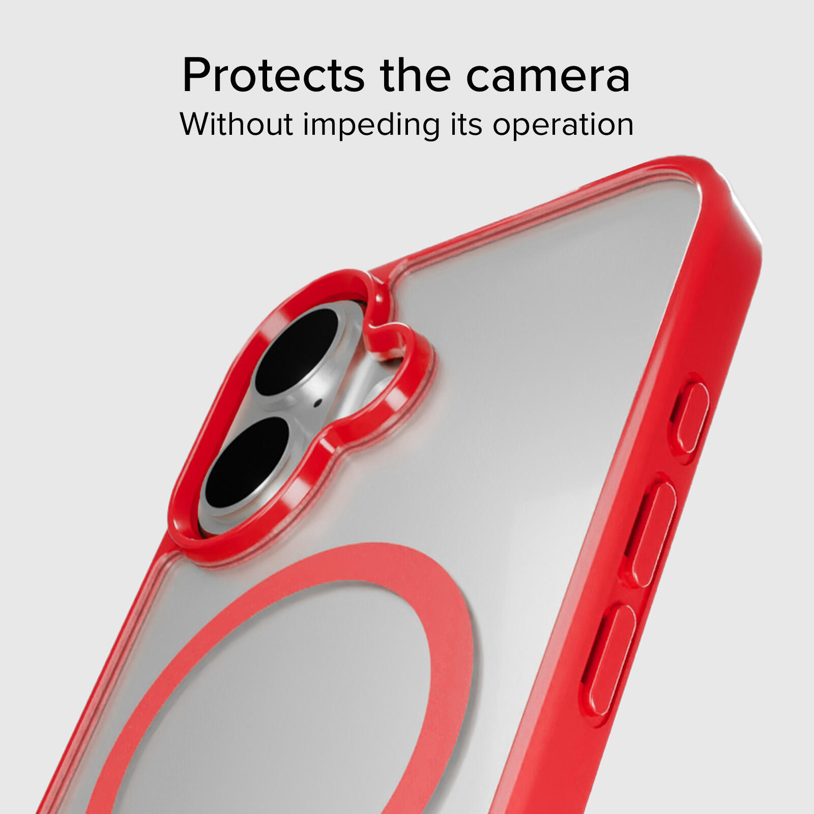 Cover per iPhone 16 con bordi colorati compatibile con ricarica MagSafe 4/7