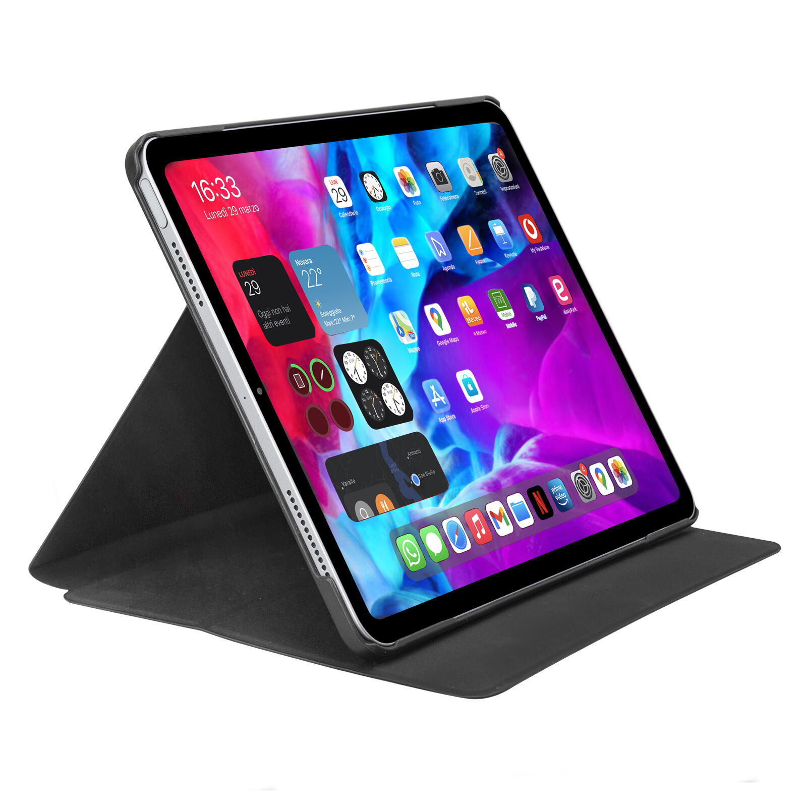 Custodia Book Pro con supporto a leggio per iPad Pro 12" 2021/12.9" 2022 4/5