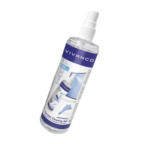 Spray d'écran avec chiffon