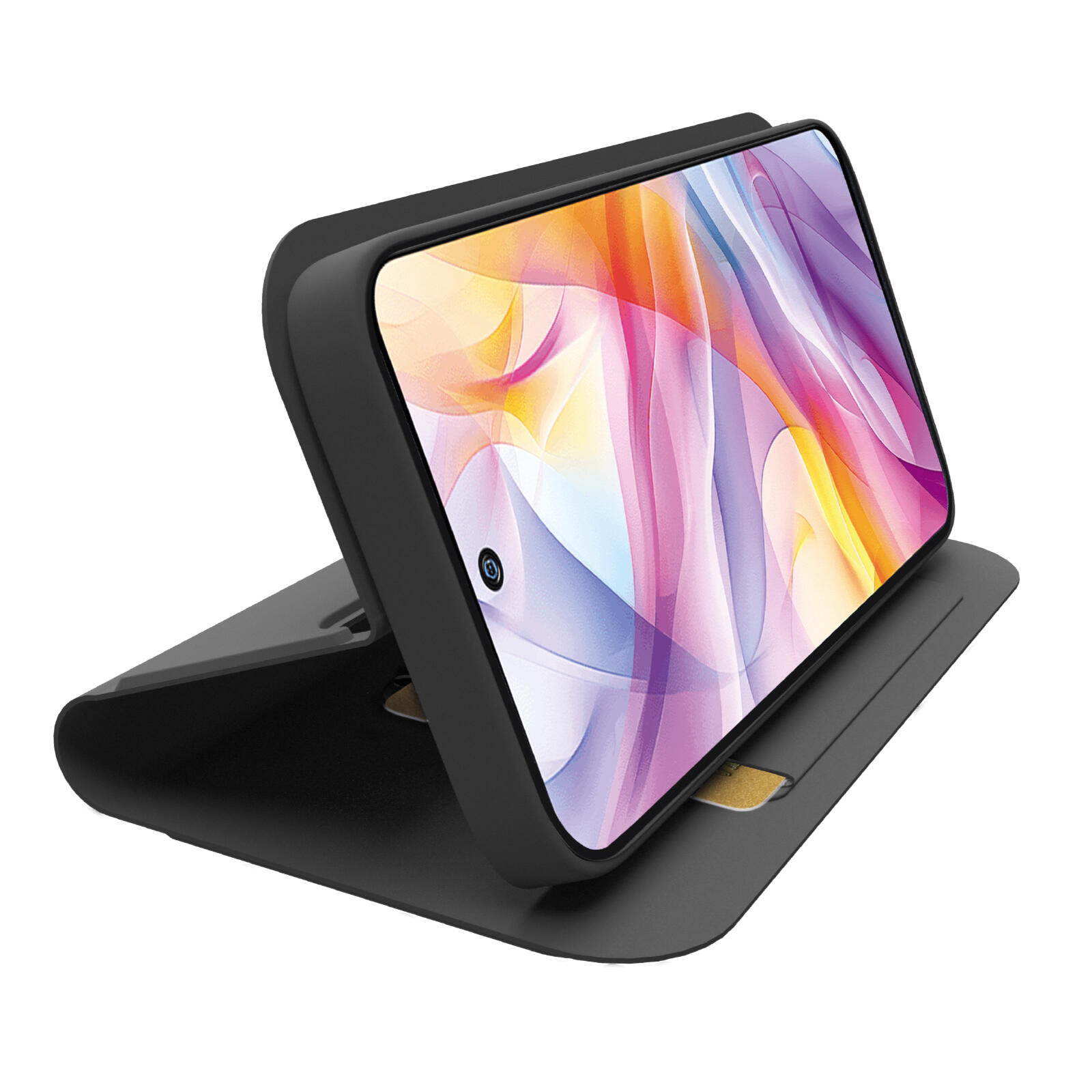 Custodia a libro con supporto stand, soft touch per ZTE Blade V70 Vita 2/2