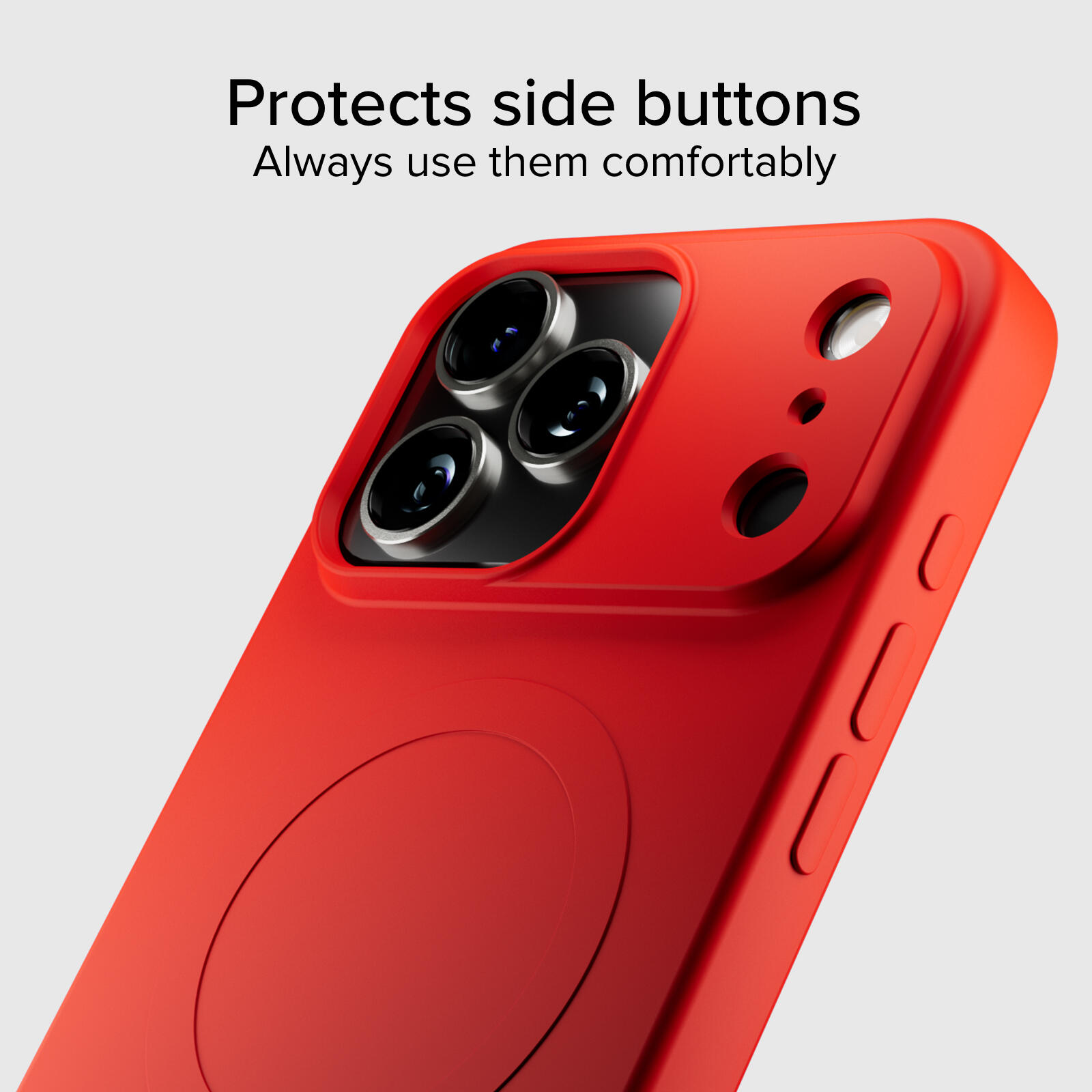 Instinct Mag - cover per iPhone 17 Pro morbida e compatibile con MagSafe 5/7