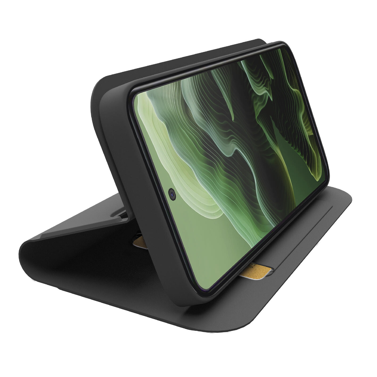 Custodia a libro con supporto stand e superficie soft touch per Motorola G35 5G 2/2