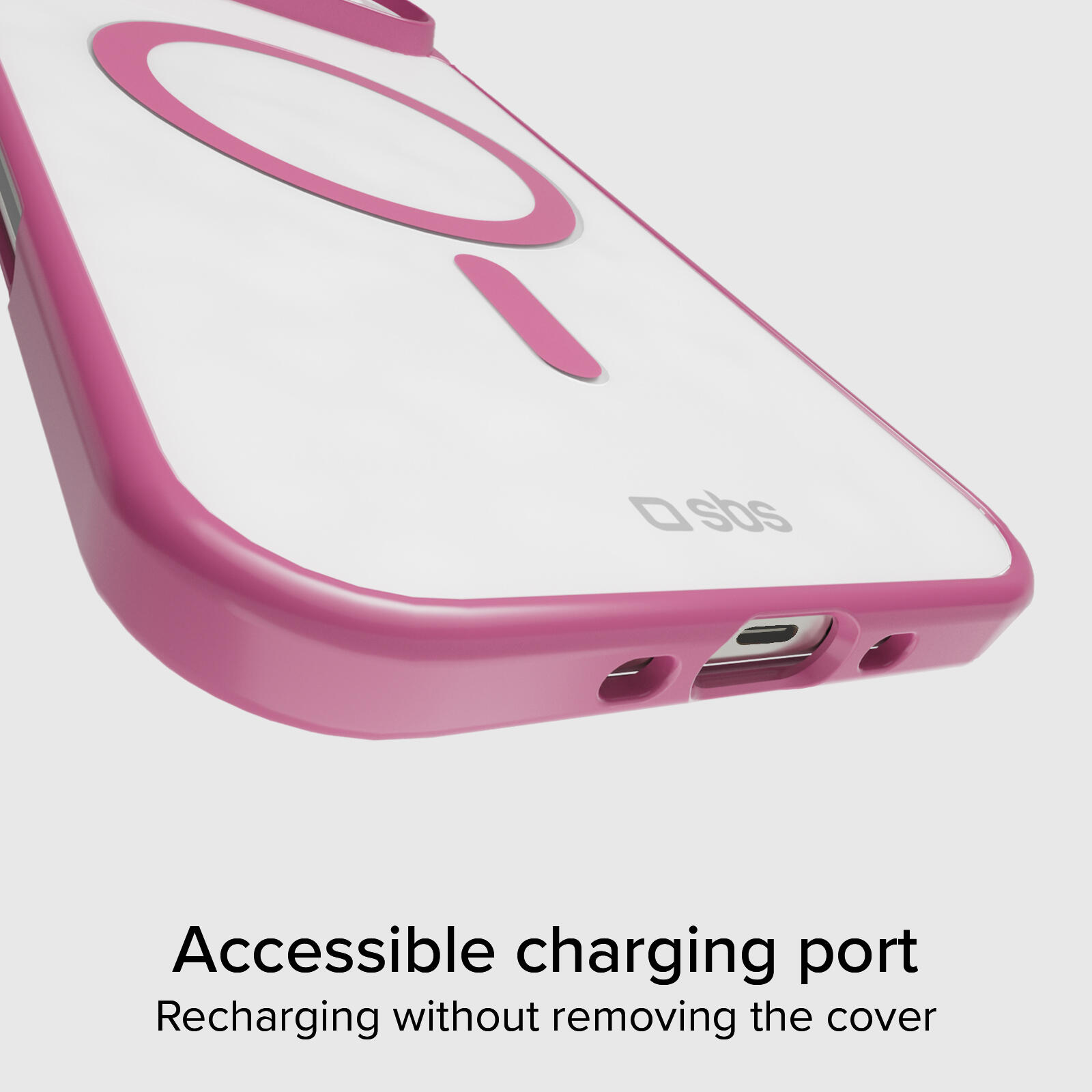 Coque pour iPhone Air avec bords colorés, compatible avec la recharge MagSafe 6/7