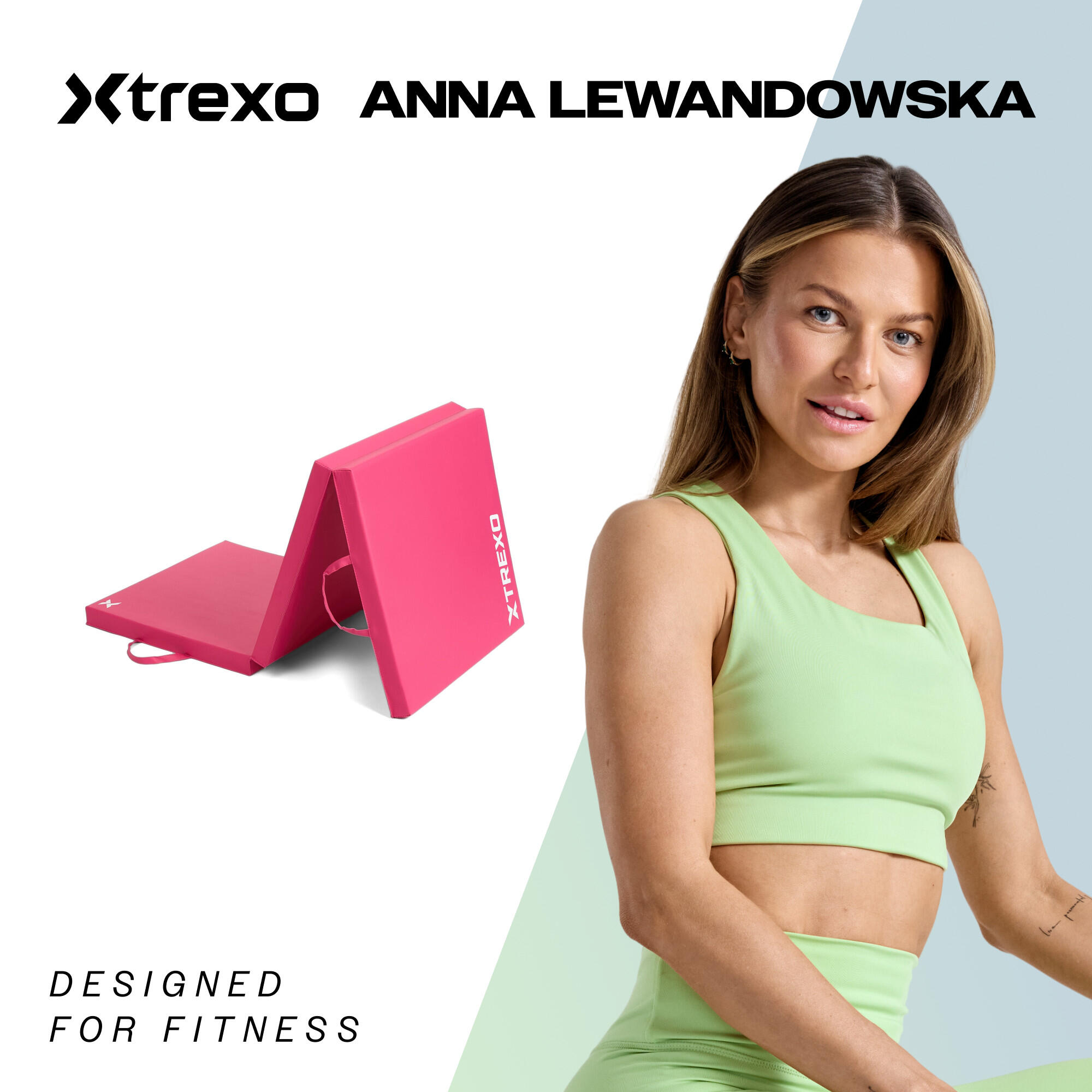 Opvouwbare gymnastiekmat XTREXO 180 x 60 x 5 cm 2/5