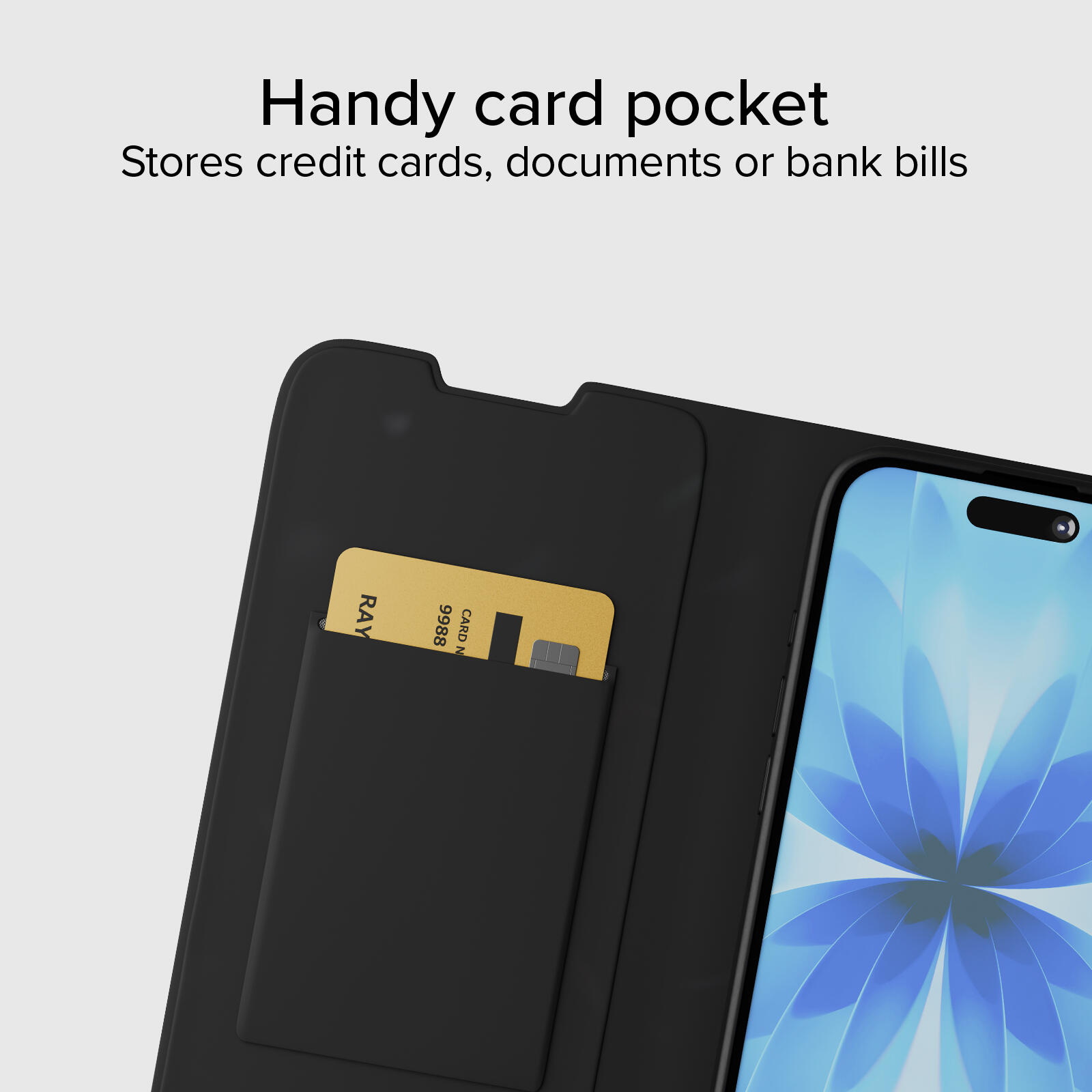 Étui portefeuille avec support pour iPhone 17 5/7