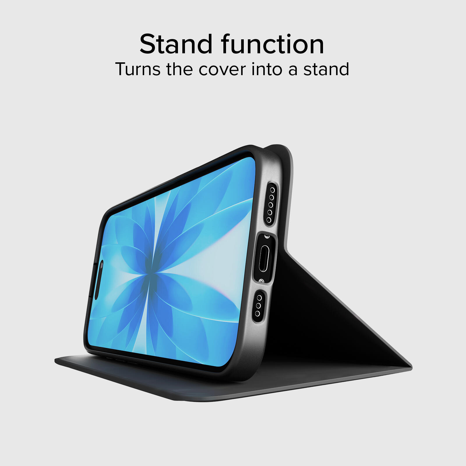 Étui portefeuille avec support pour iPhone 17 4/7