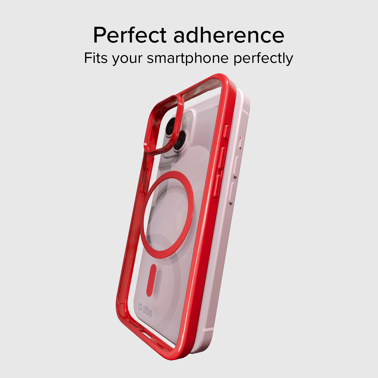 Coque pour iPhone 15 avec bords colorés, compatible avec la recharge MagSafe 3/7