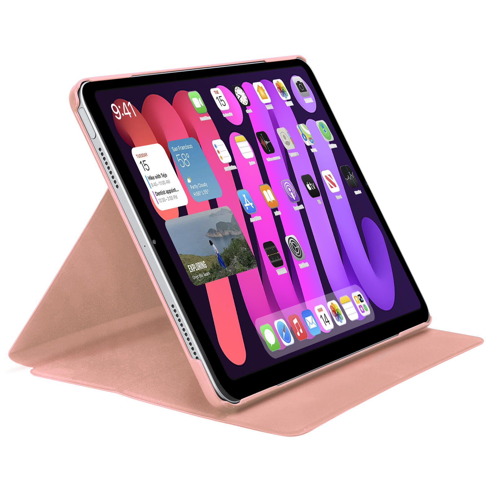 Custodia Book Pro con supporto a leggio per iPad Mini 6/Mini 7 4/4