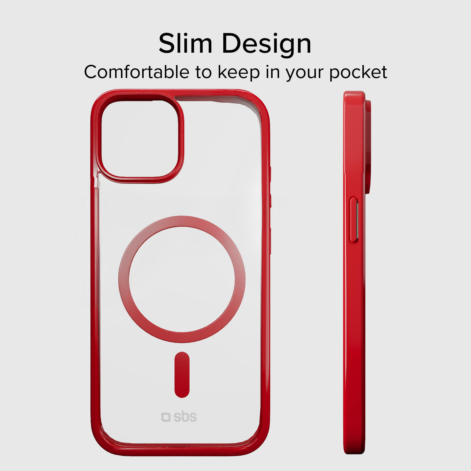 Coque pour iPhone 15 avec bords colorés, compatible avec la recharge MagSafe 7/7