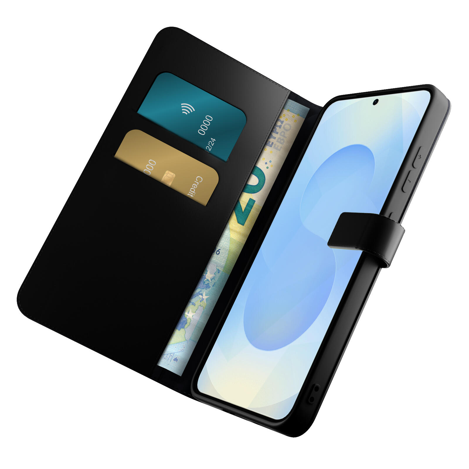 Custodia Wallet Stand per Samsung Galaxy S25+ 2/7