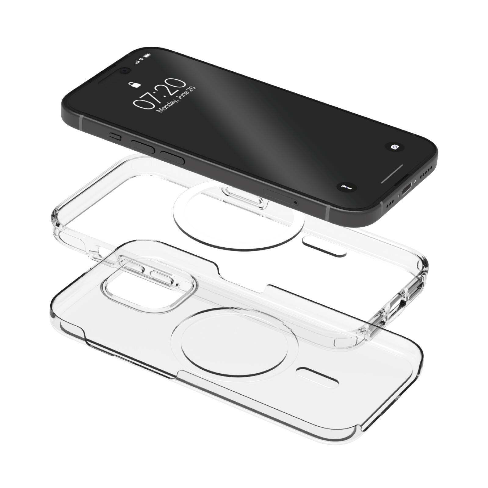 Cover Impact Clear D3O® Bio per iPhone 15 Plus 2/2