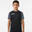 Femei Running Tricou 100% poliester respirabil negru