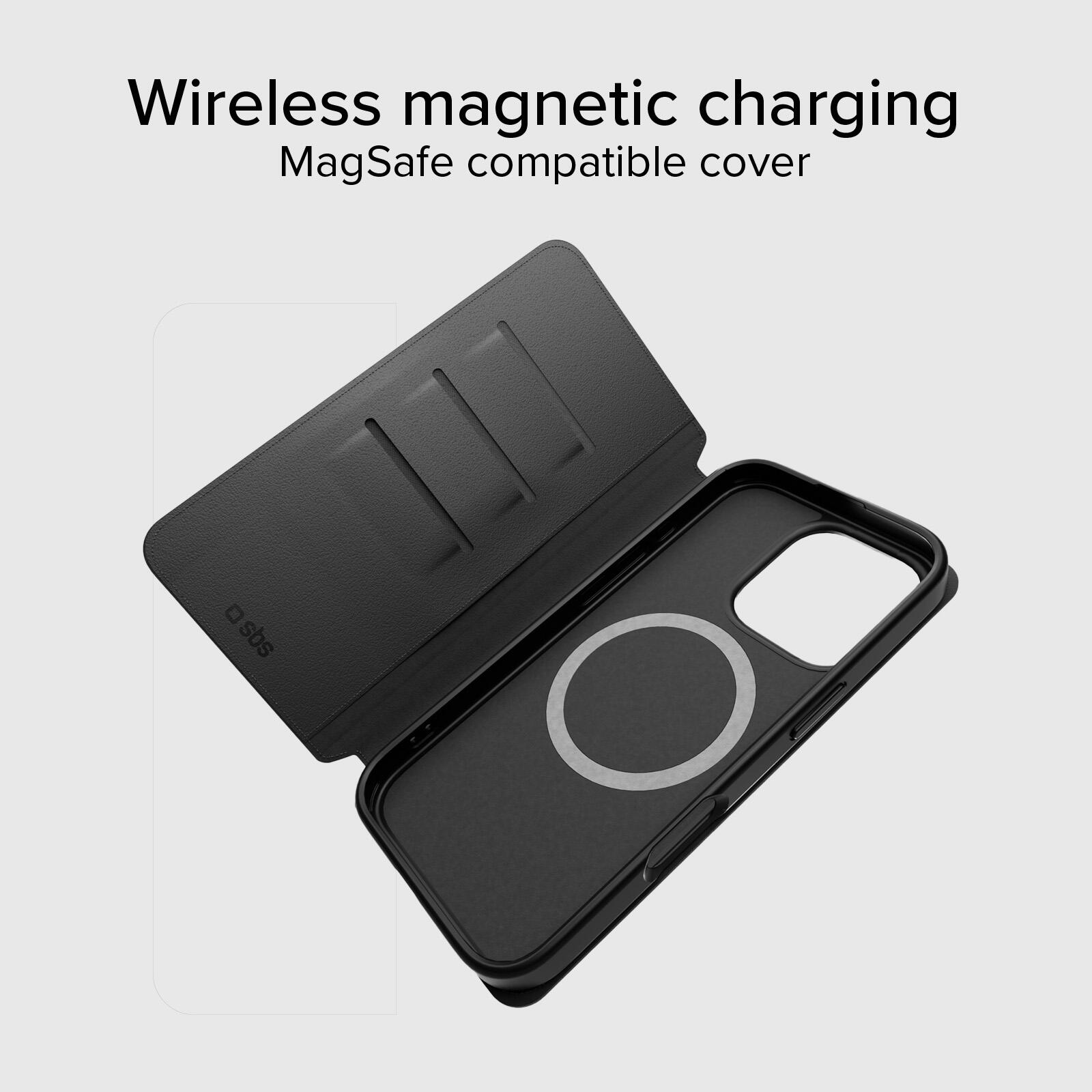 Custodia Book compatibile con MagSafe per iPhone 16 Pro Max 3/7