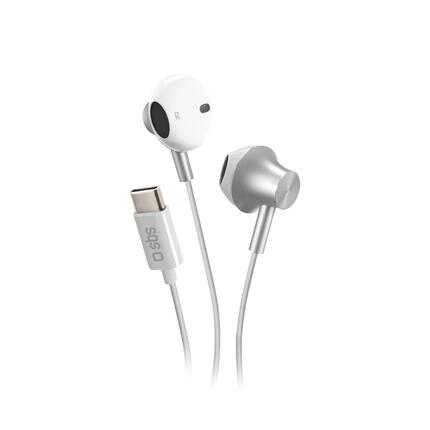 Écouteurs métalliques USB‑C avec contrôles intégrés