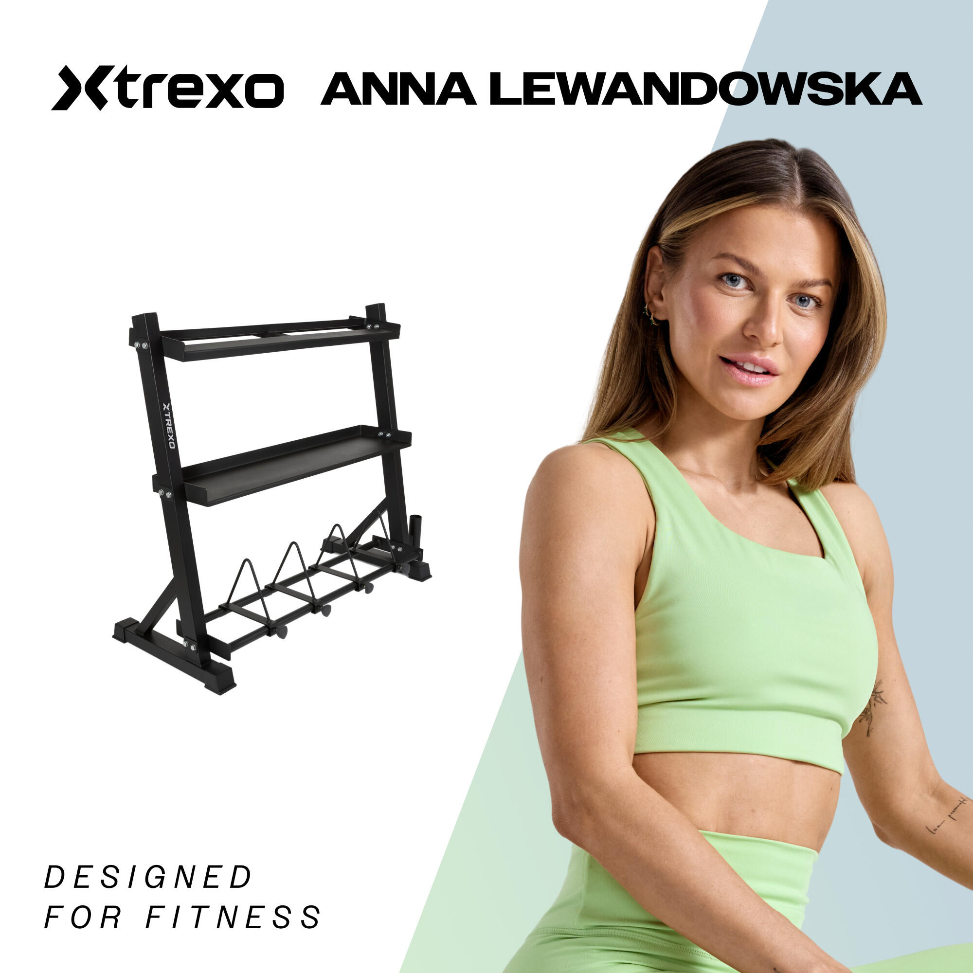 Support de rangement XTREXO Complex Gym 2/7