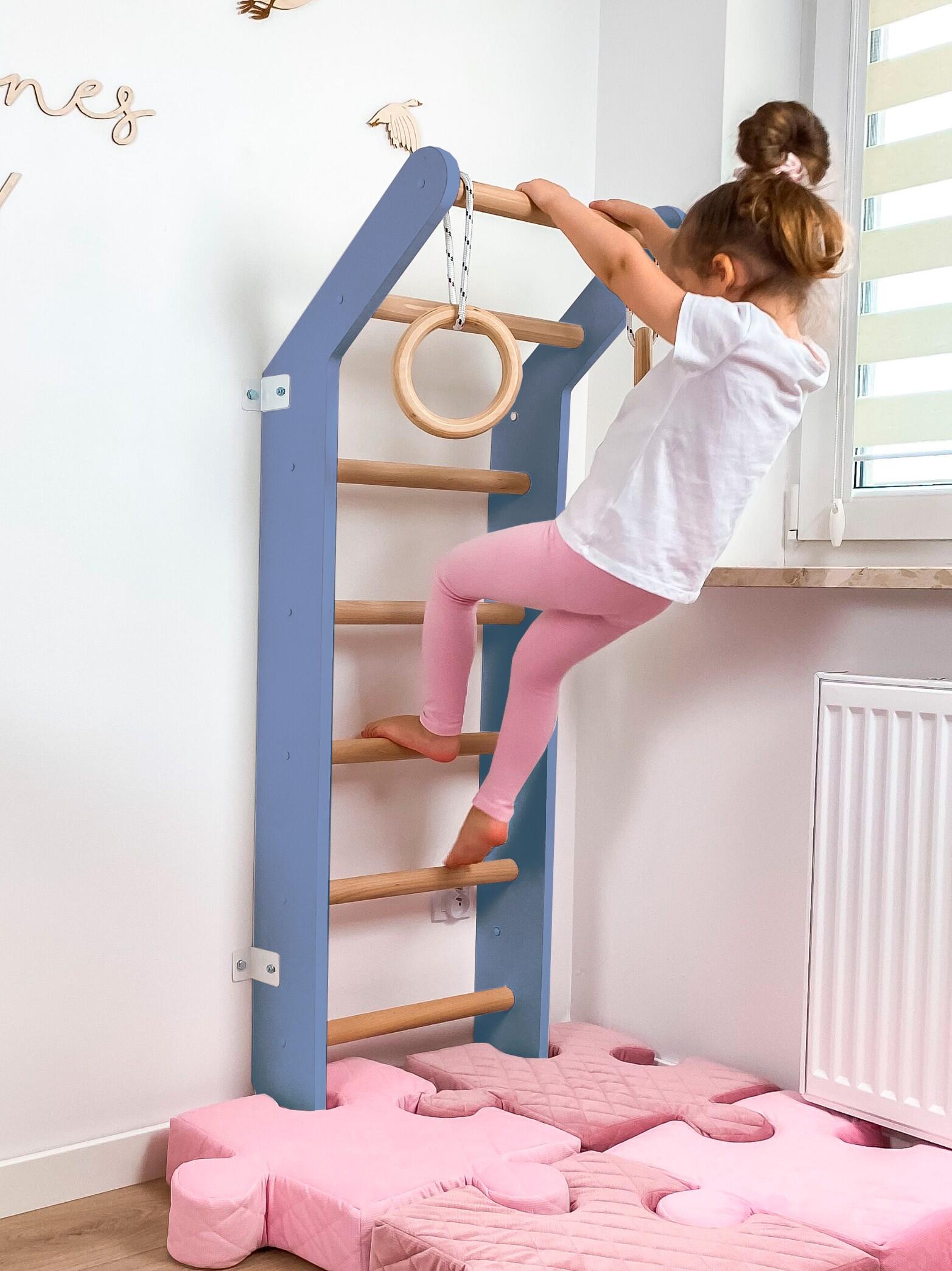 Échelle de gymnastique Toddler bleu 5/7