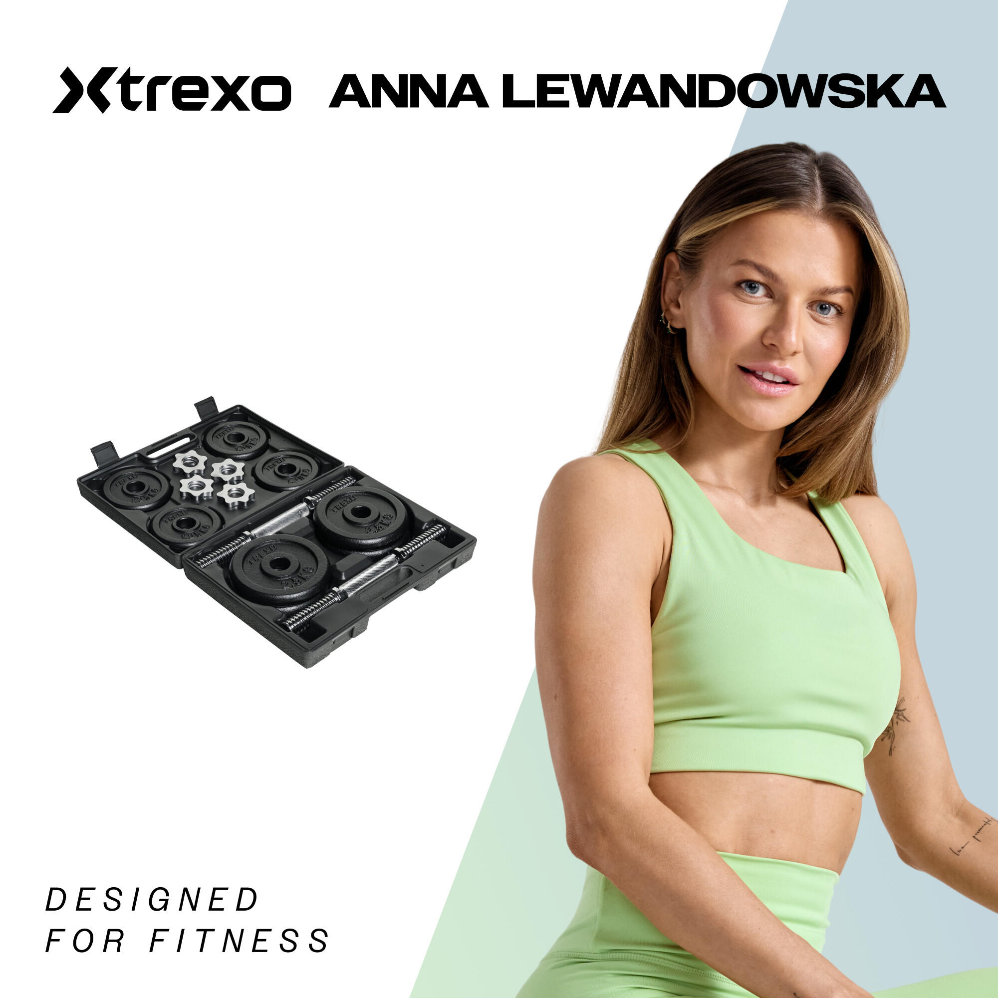 Zestaw hantli XTREXO 20 kg 2/7