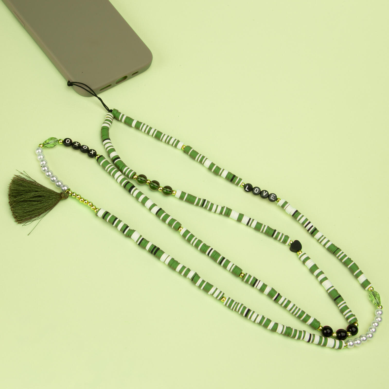Cordon de 60 cm avec perles, universel pour smartphone 5/6