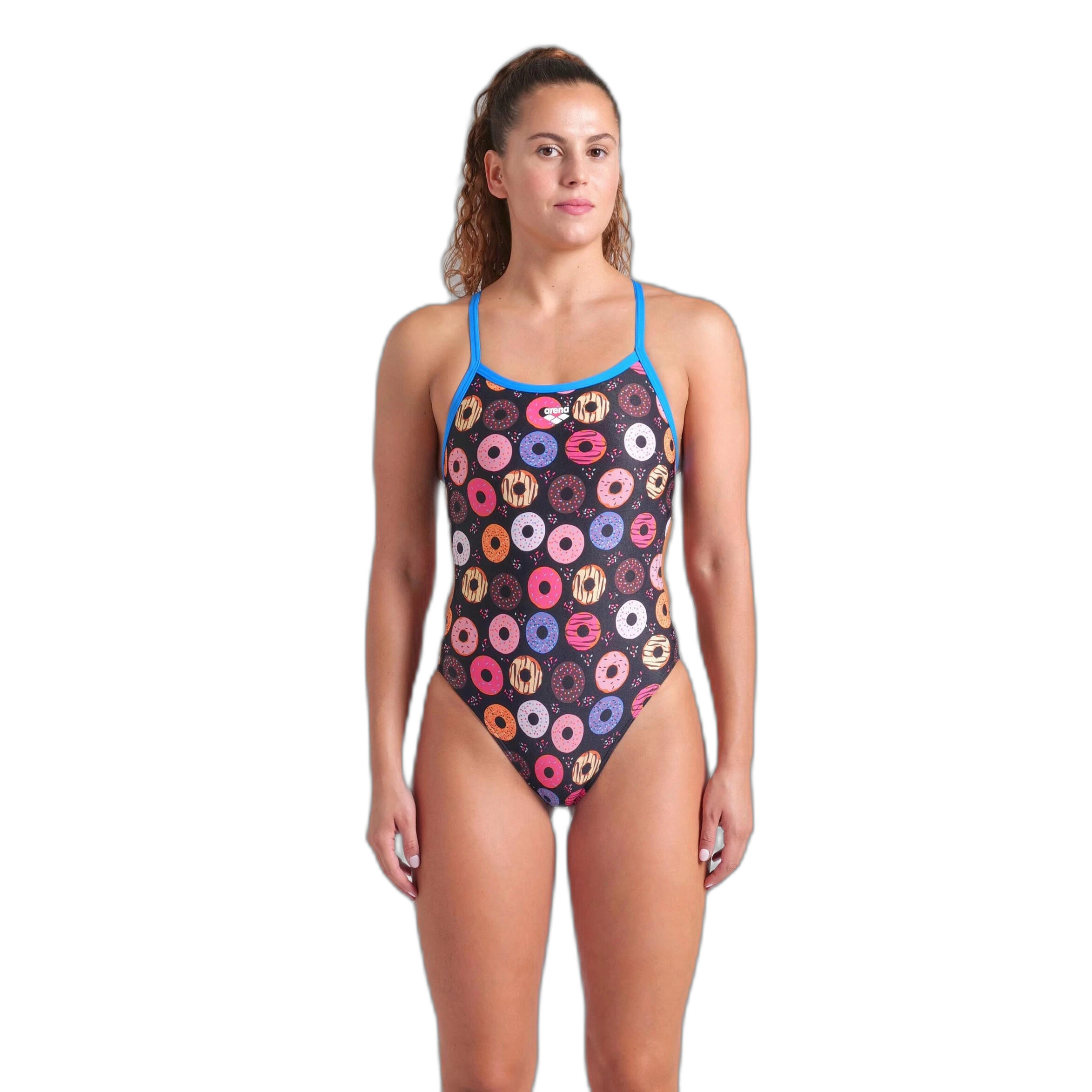 Maillot de bain 1 pièce femme Arena Donuts Challenge 5/7