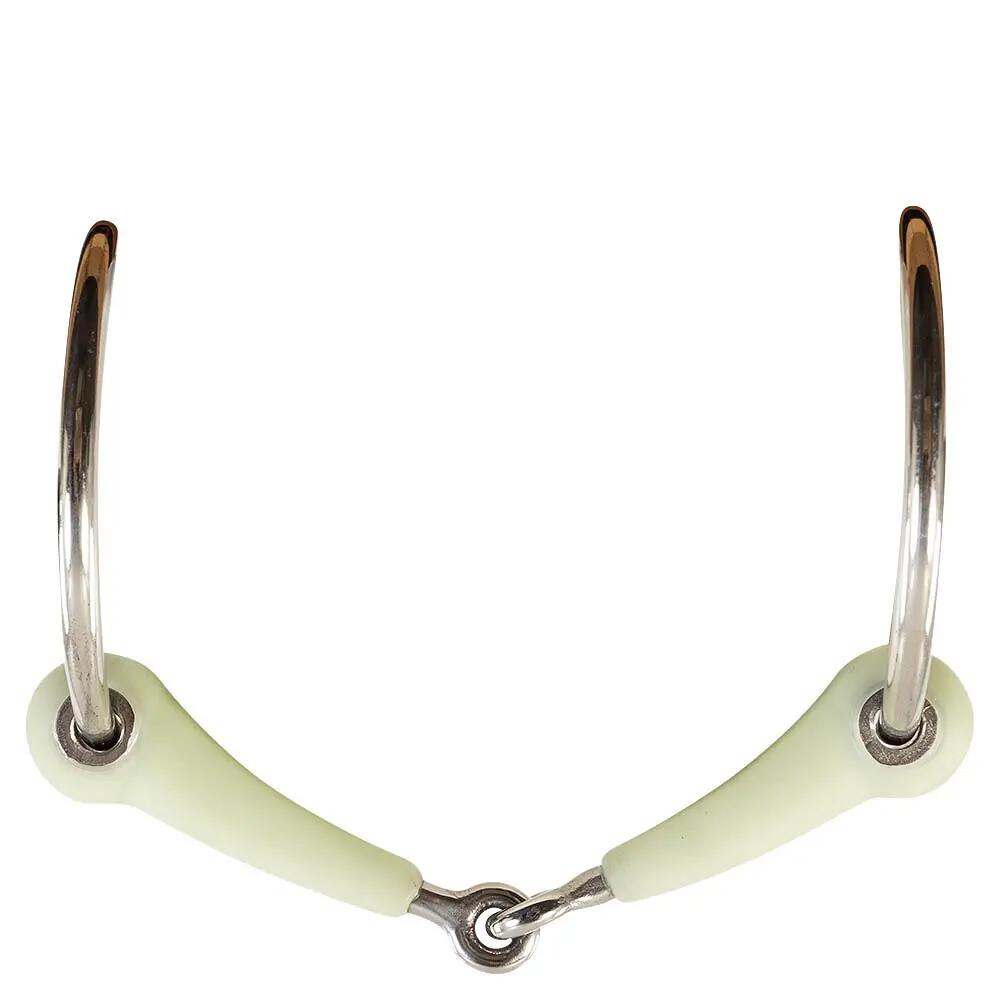Mors a 2 anelli doppio BR Equitazione per cavallo BR Equitation Apple Mouth 15mm 2/4