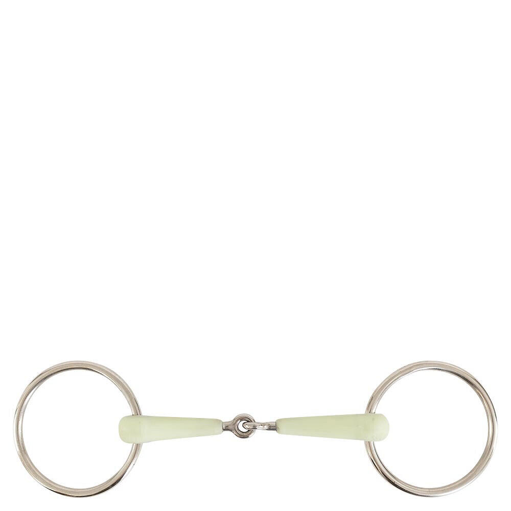 Mors mit doppeltem Ring BR für Reitsport und Pferd BR Equitation Apple Mouth 15m 1/4