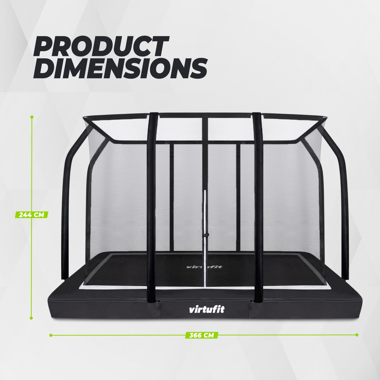 Cama elástica enterrada Premium - Rectangular - 244 x 366 cm 7/7