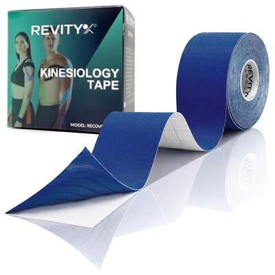 Tape kinesiologico 5 m × 5 cm per taping sportivo di tutto il corpo REVITY