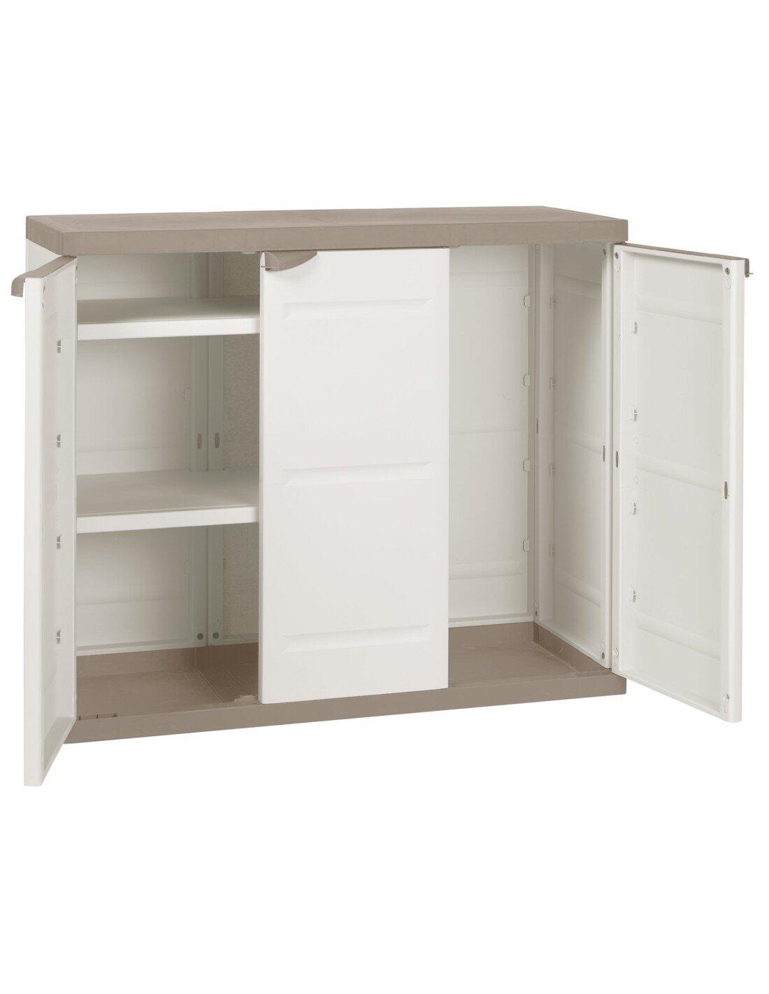 Armario Medio de Resina | Titanium Beige JARDIN202 Beige 2/5