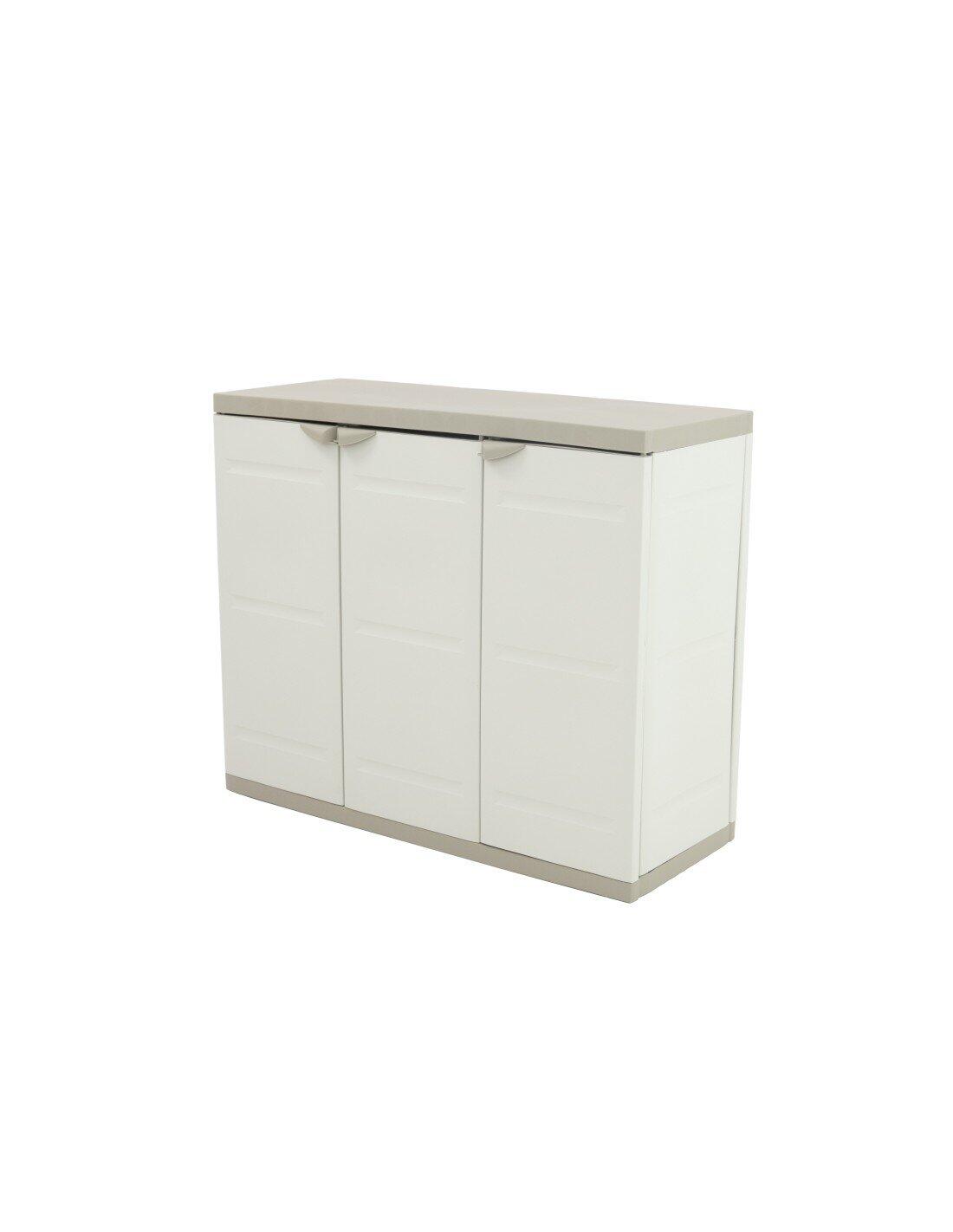 Armario Medio de Resina | Titanium Beige JARDIN202 Beige 5/5