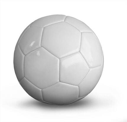 Piłka do piłki nożnej dla dorosłych Yakimasport All white rozmiar 5