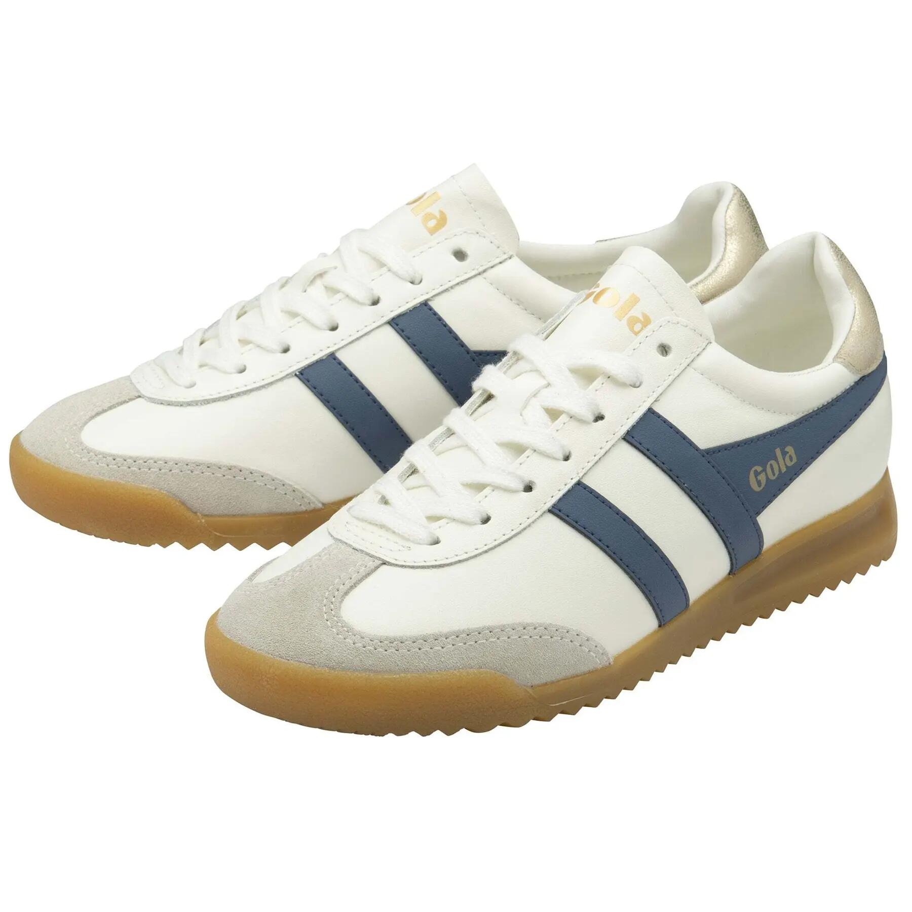 Damen Schnürschuhe Gola Torpedo Leather 3/6