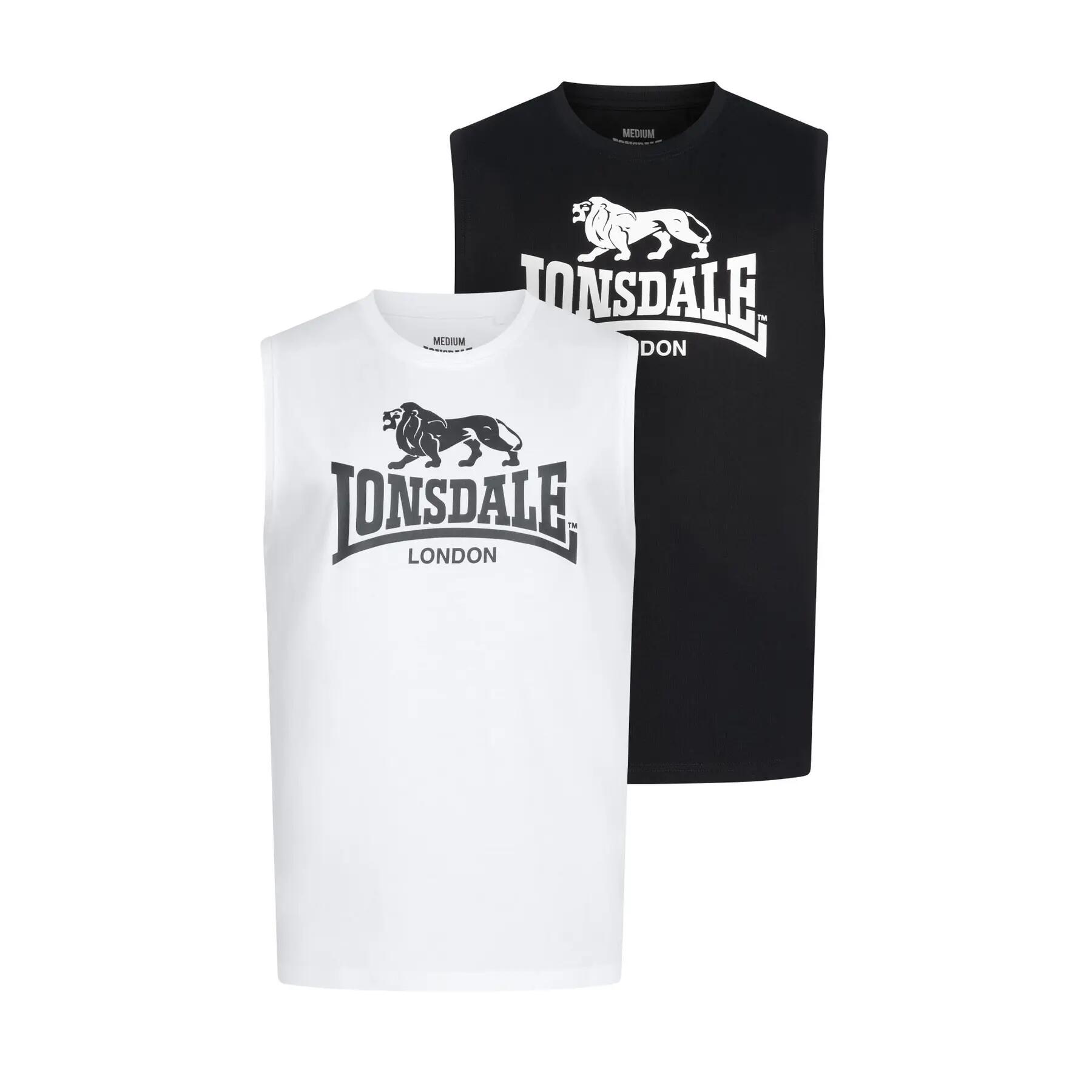Tanktop Lonsdale Regular Fit Rolleston (x2) 1/6