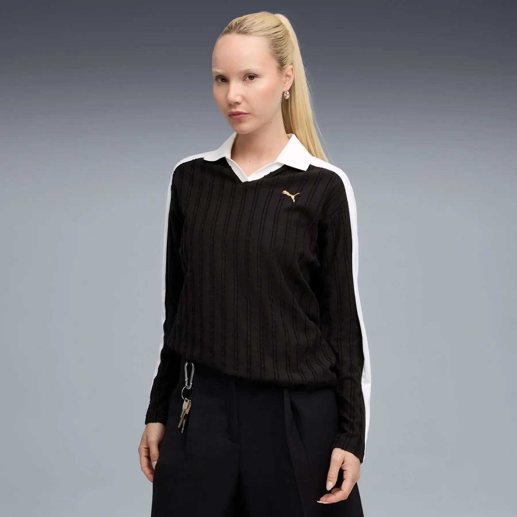 Polo manches longues femme Puma T7 2/3