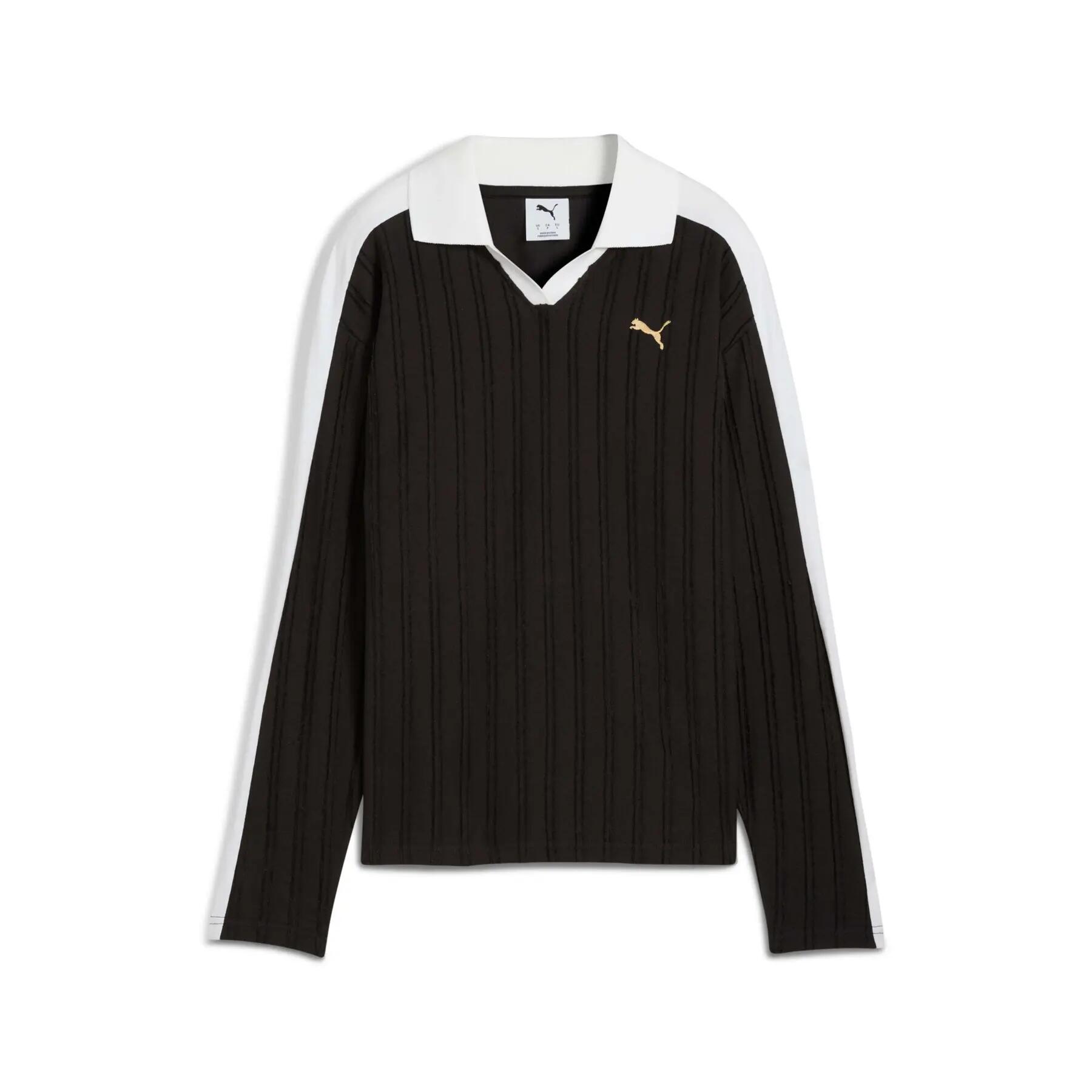 Polo manches longues femme Puma T7 1/3