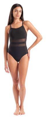 Maillot de Bain Arena Mesh Equals Noir Femme 5/7