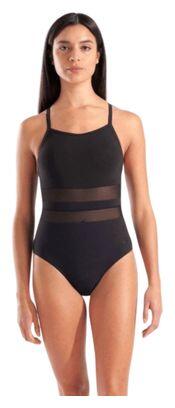 Maillot de Bain Arena Mesh Equals Noir Femme