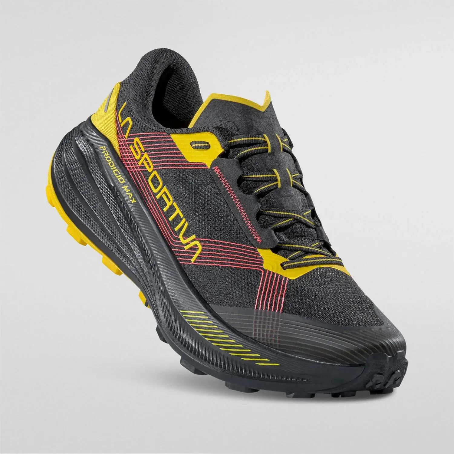 Chaussure Trail Homme - LA SPORTIVA Prodigio Max - Black/Yellow 5/7