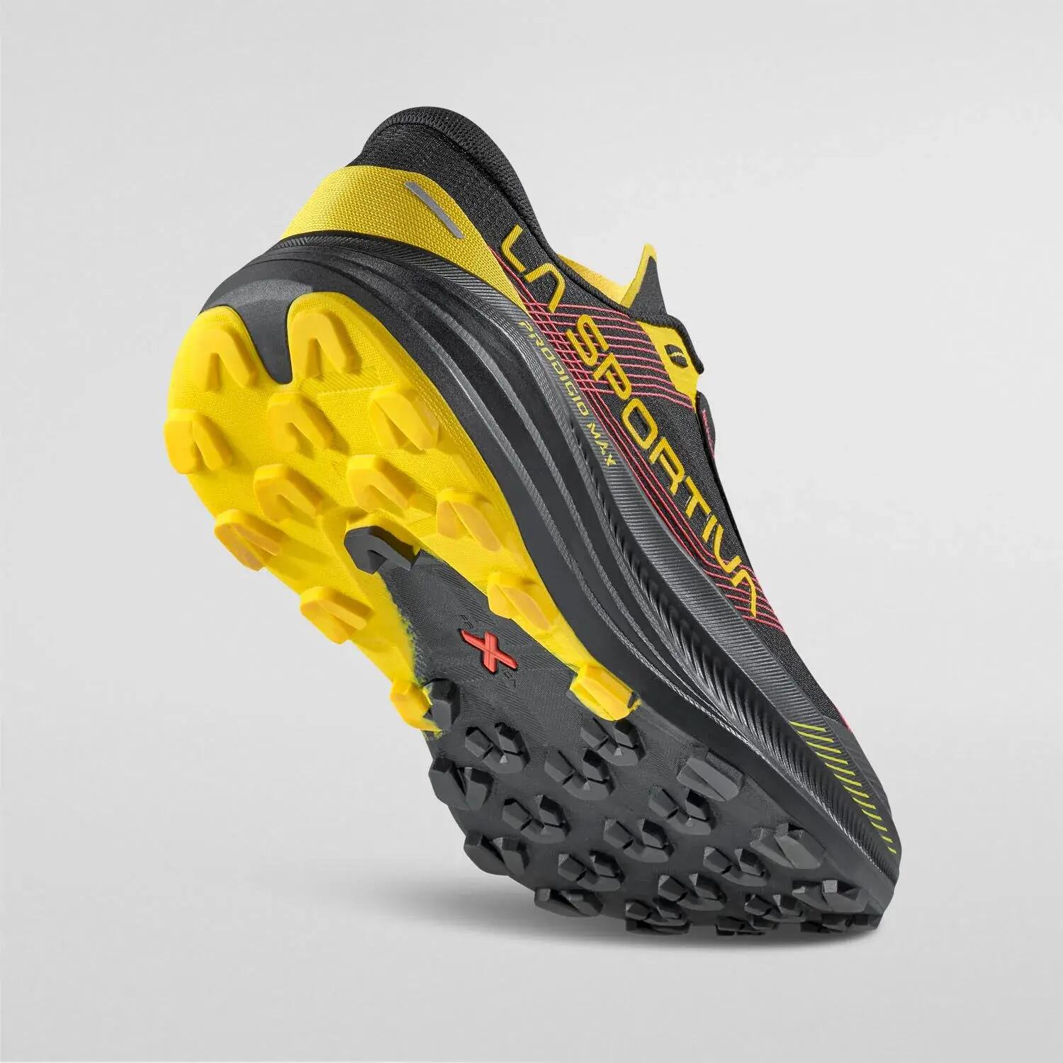 Chaussure Trail Homme - LA SPORTIVA Prodigio Max - Black/Yellow 6/7
