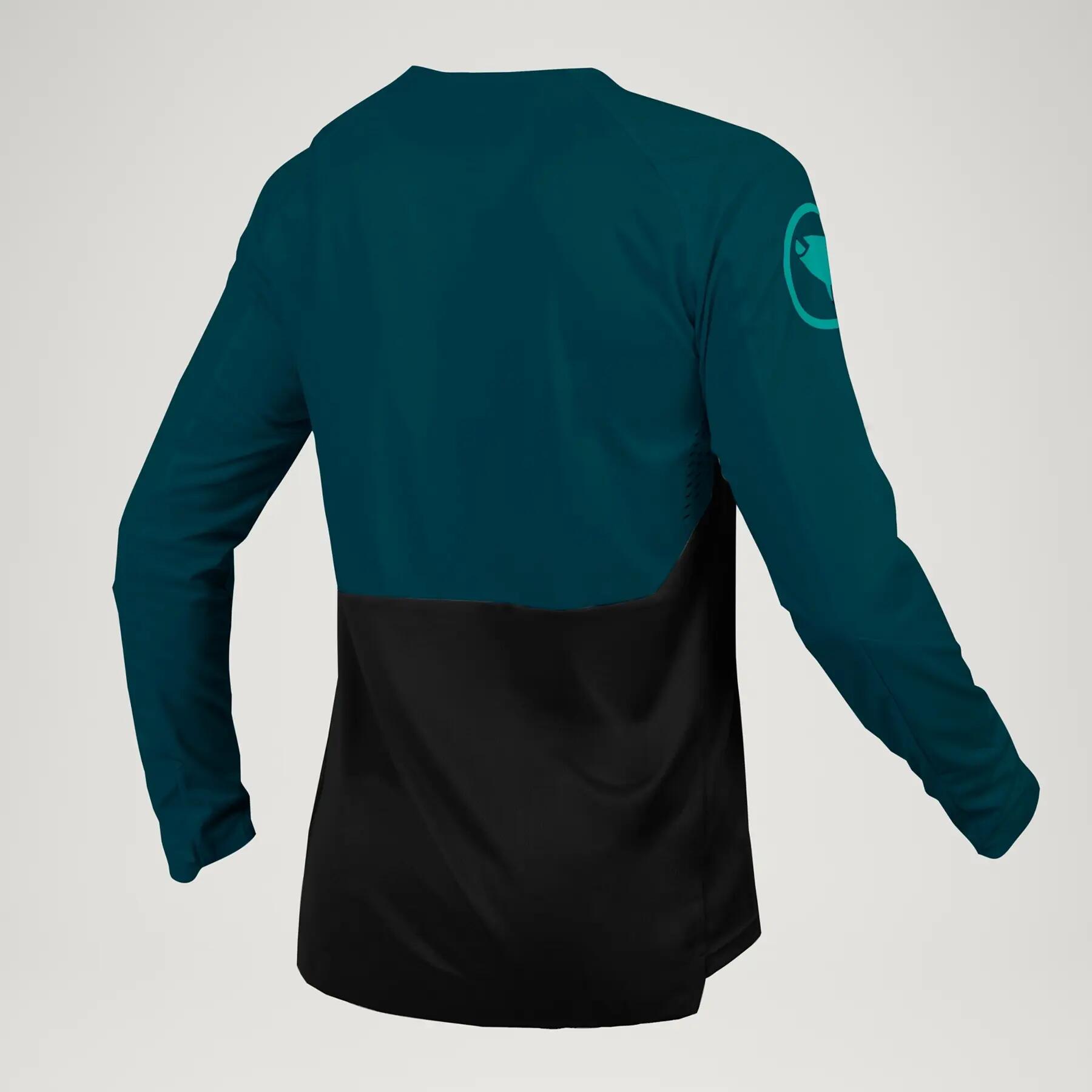 Maillot Manches Longues Homme Endura MT500 Burner Bleu 2/3