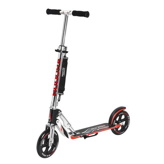 Scooter BigWheel® 205 Tretroller höhenverstellbar, black and red