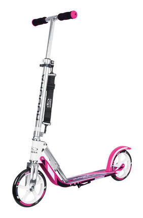 Scooter BigWheel® 205 Tretroller höhenverstellbar, white and pink