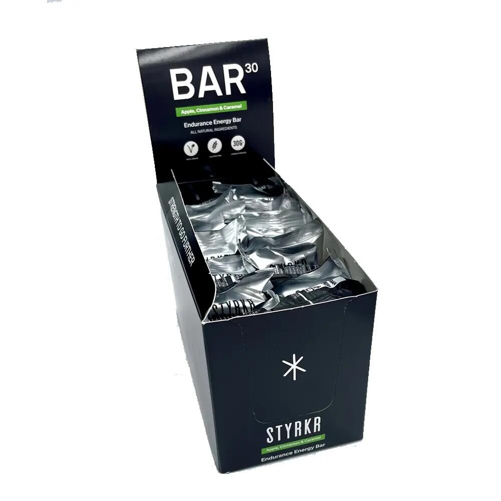 Protein nutrition Styrkr BAR30 Pommes, Cannelle, Caramel (x12)