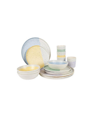 Pastel collection - servies annecy 16 stuks