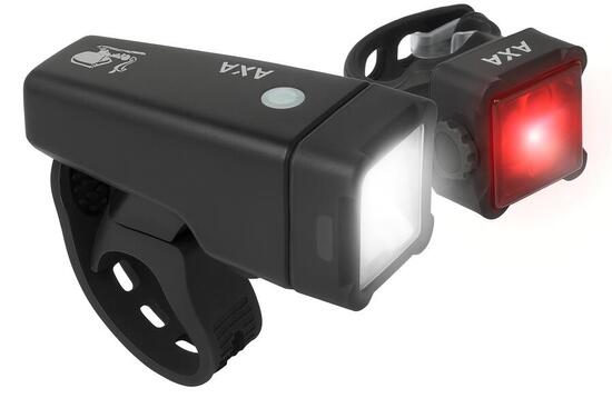 Set d'éclairage AXA Niteline T4-R rechargeable USB