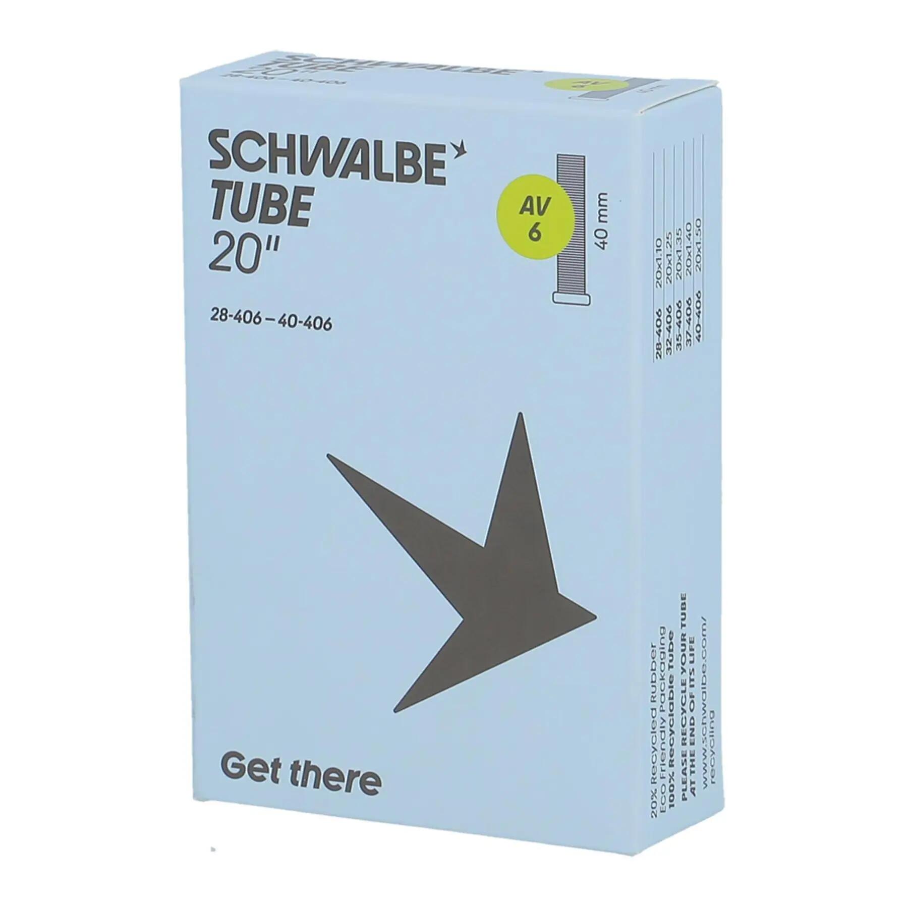 Dętka z zaworem Schradera Schwalbe Standard AV6