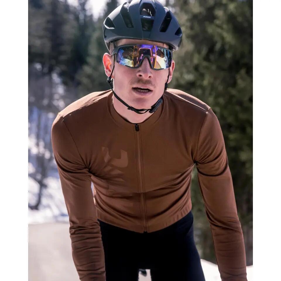 Mavic Aksium Thermo Bronze Long Sleeve Jersey 3/4
