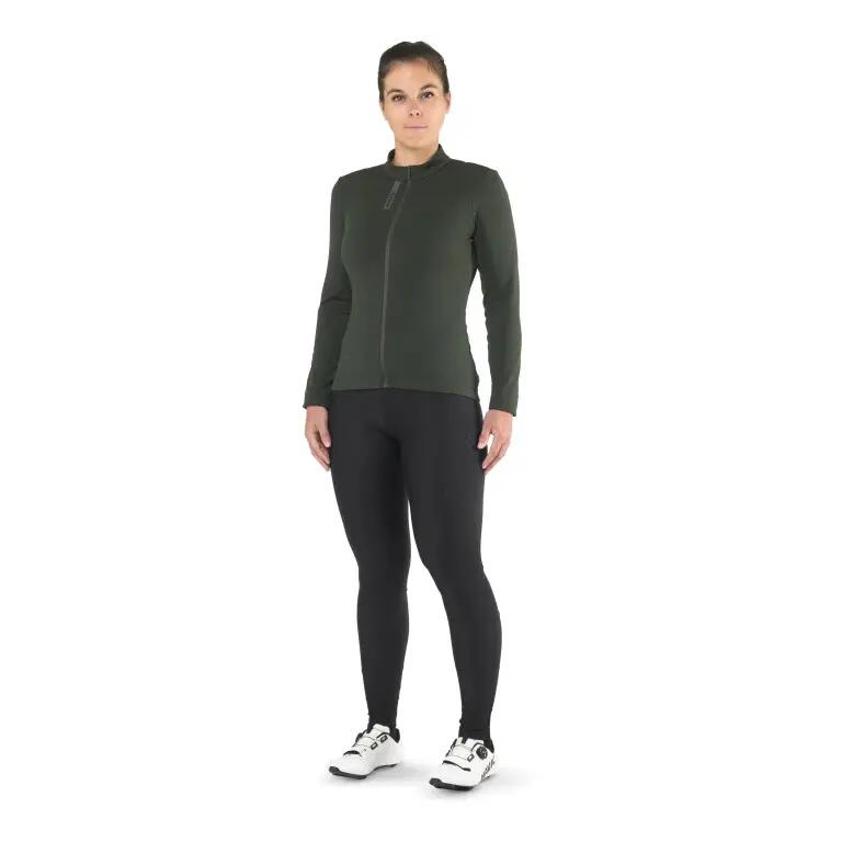 Camisola Mavic Aksium Thermo de manga comprida para mulher Verde 4/5