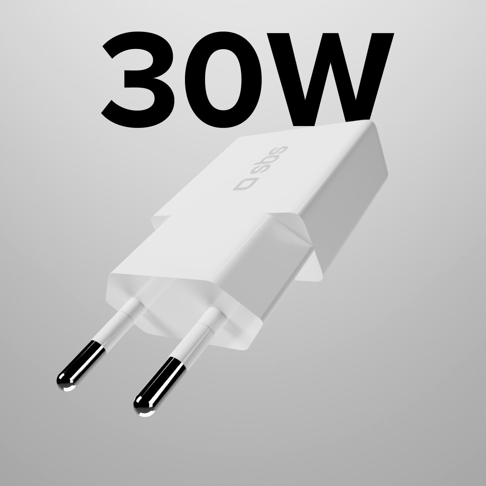 Caricatore caricabatterie 30W Power Delivery ultra slim 2/7