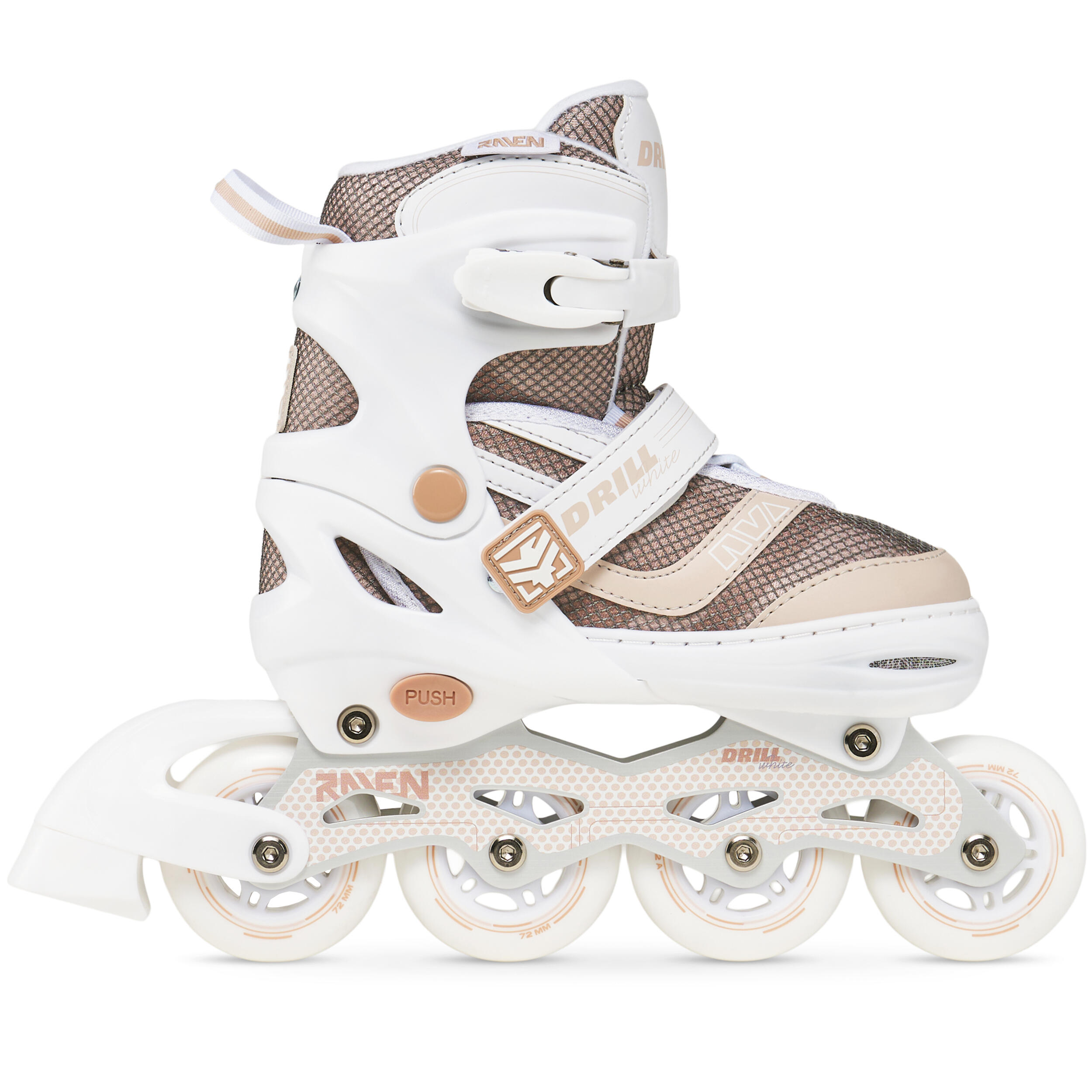 Raven Drill Patins de rodas ajustáveis 2 em 1 4/5