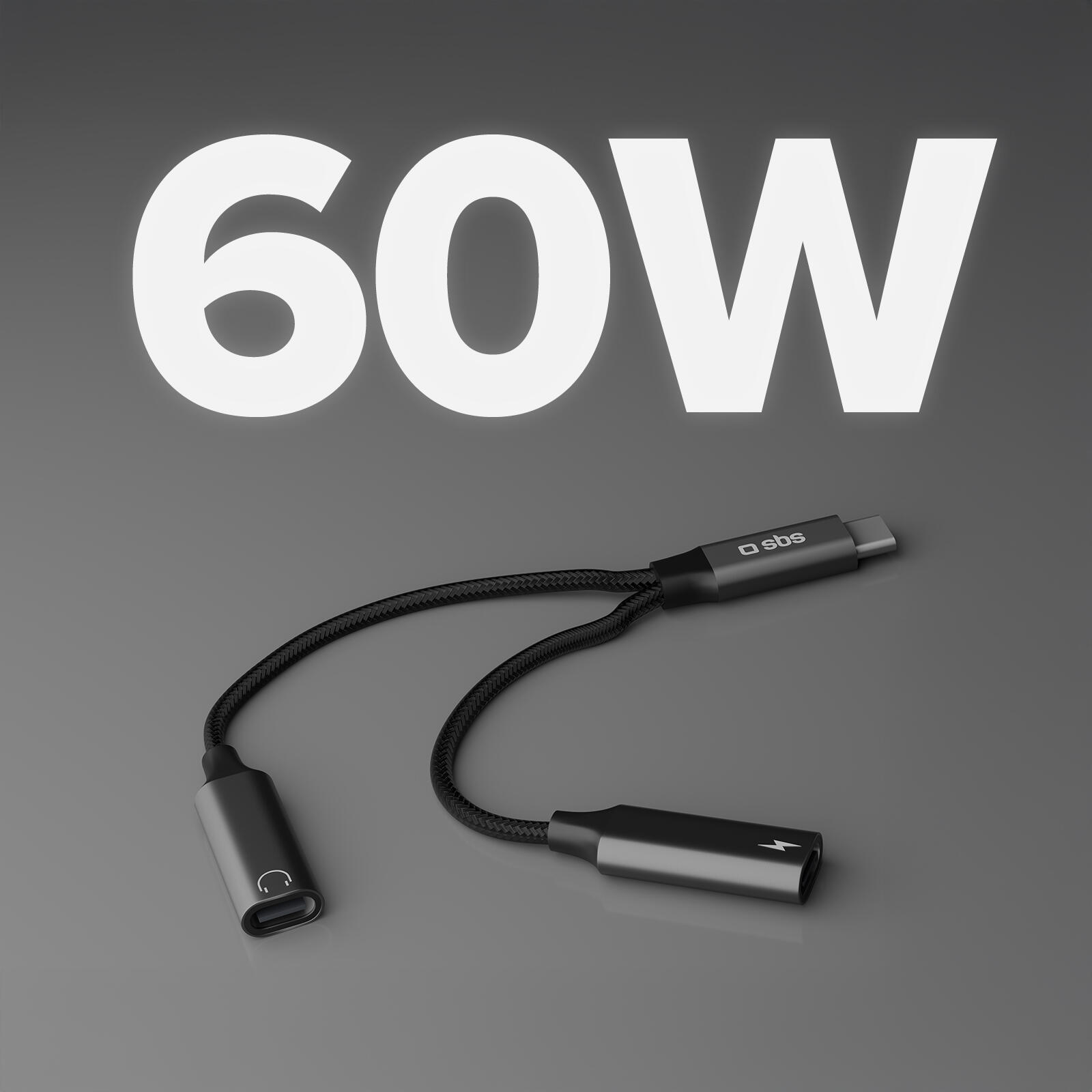 Adaptateur USB-C son et charge simultanés 2/7